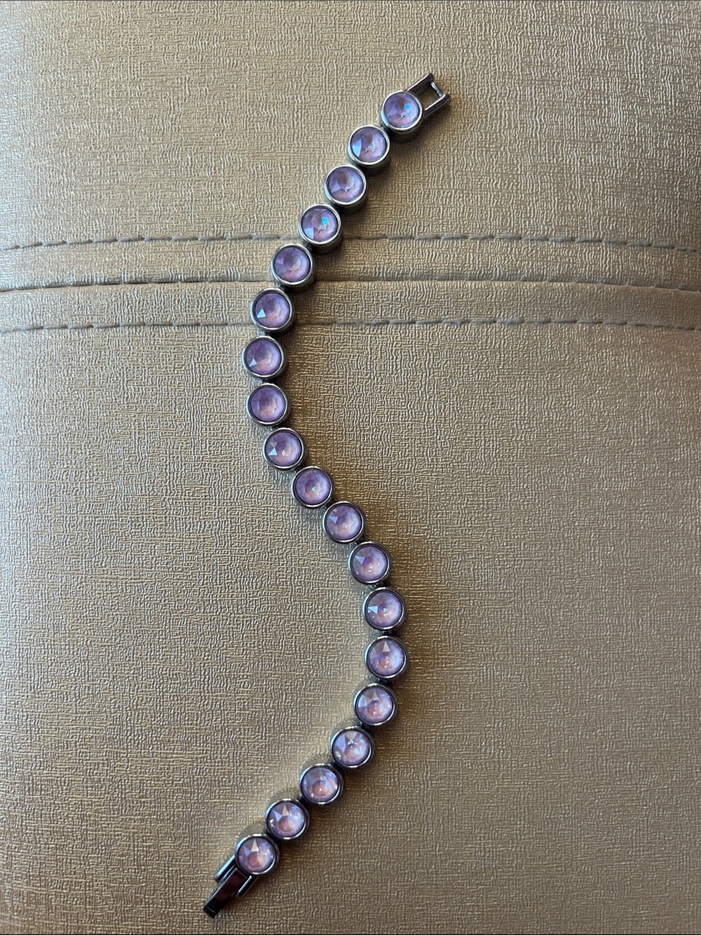 Touchstone Crystal by Swarovski Ice Bracelet Lavender Delite